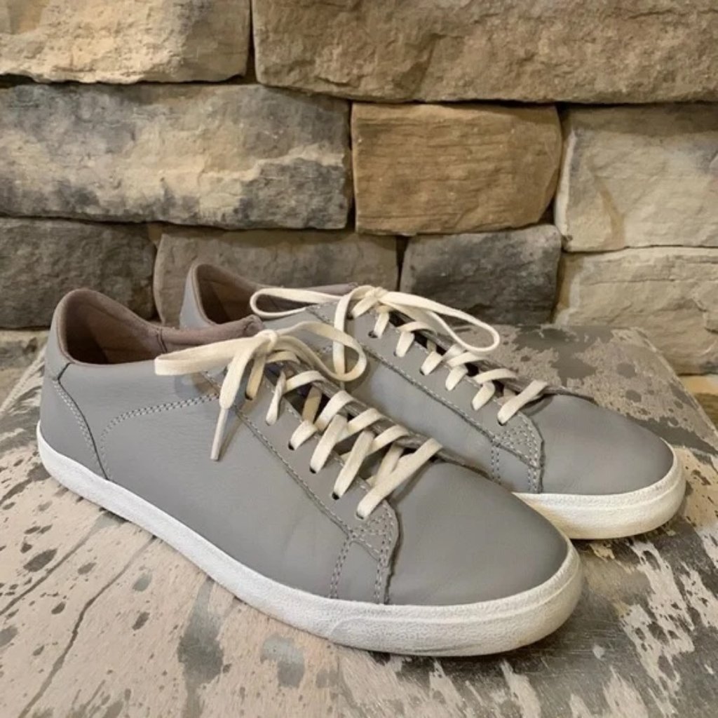 Cole Haan Grand Pro Gray Leather Sneakers 7.5